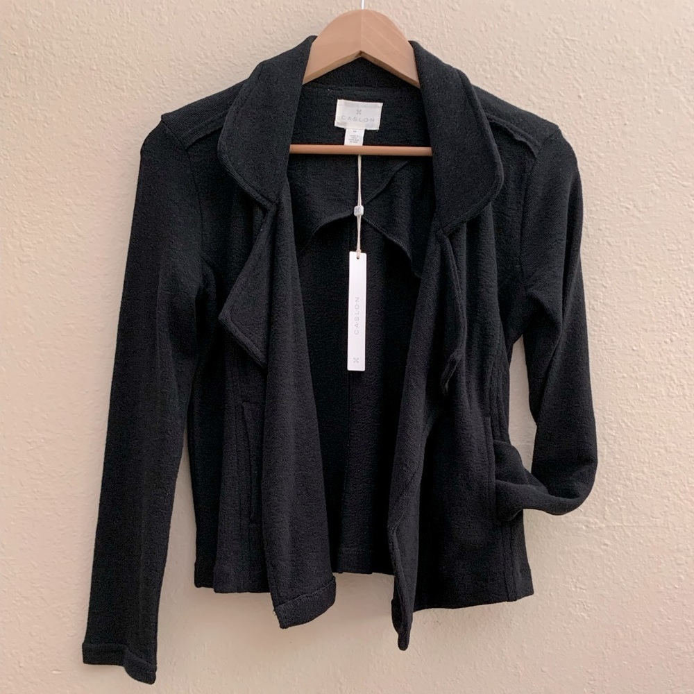 Caslon Drape Front Jacket